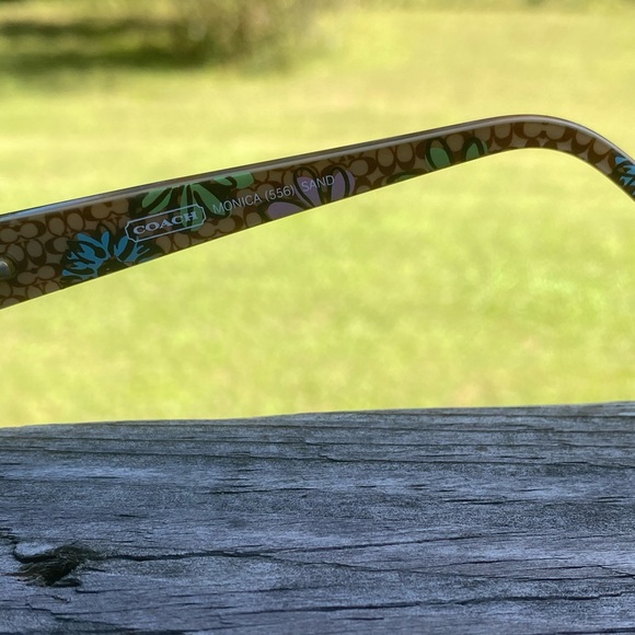 Coach Monica Sand Glasses frames floral tan 51[]15 135 - Picture 5 of 10